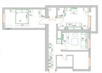 Продаю трехкомнатную квартиру, 127 м2, Москва, Авиационная улица, 79к1, ЖК Алые Паруса