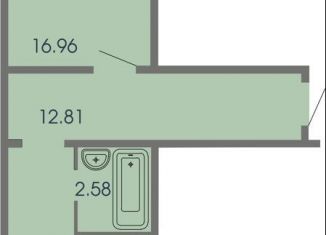 Продаю 1-ком. квартиру, 43.3 м2, Чебоксары, проспект Геннадия Айги, поз25, Ленинский район