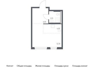 Квартира на продажу студия, 25.9 м2, Москва, жилой комплекс Новое Внуково, к23