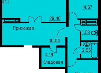 Продам двухкомнатную квартиру, 85.7 м2, Пермь, улица Адмирала Ушакова, 65, Кировский район