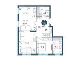 Продается 2-комнатная квартира, 54 м2, Москва, ЮАО, Кавказский бульвар, 51