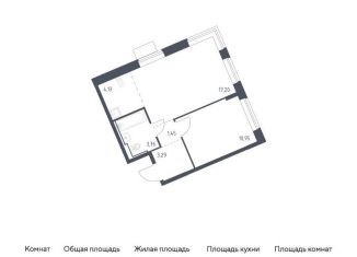 Продам 1-комнатную квартиру, 40.8 м2, Москва, Молжаниновский район, жилой комплекс Молжаниново, к5