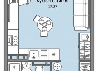 Квартира на продажу студия, 25 м2, Ульяновск, жилой комплекс Город Новаторов, 2