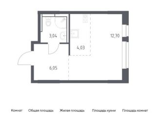 Продается квартира студия, 25.8 м2, Московская область, жилой комплекс Новое Видное, 17