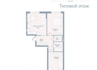 Продаю 2-комнатную квартиру, 64.6 м2, Астрахань, Моздокская улица, 40
