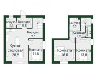 Продаю квартиру свободная планировка, 101.5 м2, Челябинская область, Спортивная улица, 22