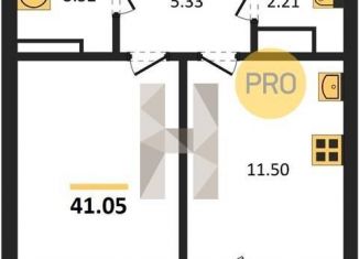 Продам 1-комнатную квартиру, 41 м2, Воронеж, улица Ломоносова, 116/25, Центральный район