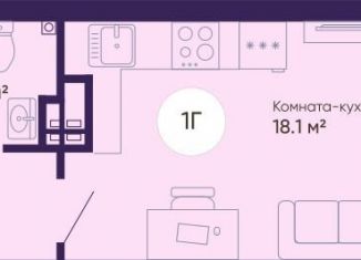 Квартира на продажу студия, 29 м2, Екатеринбург, метро Машиностроителей