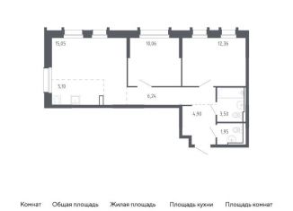 2-ком. квартира на продажу, 59.2 м2, Приморский край