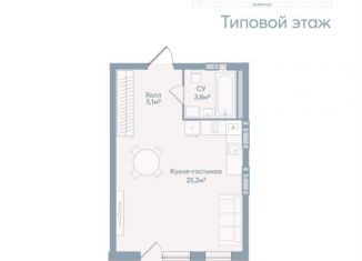 Продам 1-комнатную квартиру, 37 м2, Астраханская область, Моздокская улица, 40