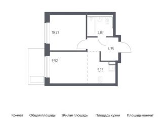 Продаю 1-комнатную квартиру, 34.1 м2, посёлок Жилино-1, жилой комплекс Егорово Парк, к3.1