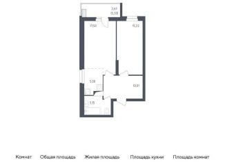 Продается однокомнатная квартира, 55.1 м2, посёлок Жилино-1, жилой комплекс Егорово Парк, к2