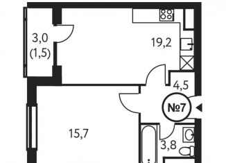 Продаю 2-комнатную квартиру, 44.7 м2, Москва, метро Аминьевская, Винницкая улица, 8к4