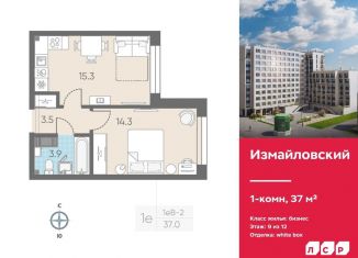 Продаю однокомнатную квартиру, 37 м2, Санкт-Петербург