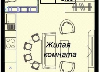 Продается 1-комнатная квартира, 31.5 м2, посёлок городского типа Дагомыс