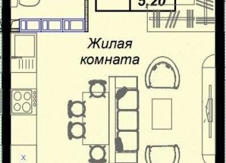 Однокомнатная квартира на продажу, 33.9 м2, Краснодарский край