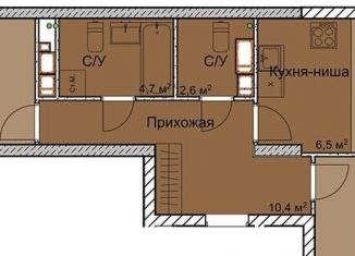 Продажа 2-комнатной квартиры, 70.6 м2, Нижегородская область, 1-я Оранжерейная улица, 24А