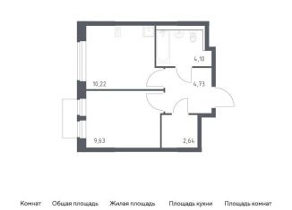 Продам однокомнатную квартиру, 31.3 м2, Московская область, Каширское шоссе - Молоково - Андреевское