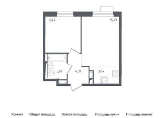 Продам 1-комнатную квартиру, 37.7 м2, Московская область, жилой комплекс Пятницкие Луга, к1/2