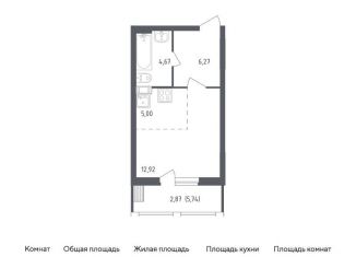 Продажа квартиры студии, 31.4 м2, посёлок Жилино-1, жилой комплекс Егорово Парк, к3, ЖК Егорово Парк