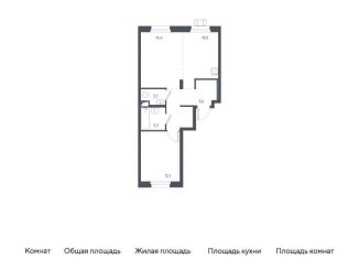 Однокомнатная квартира на продажу, 51.7 м2, Люберцы, жилой комплекс Люберцы 2020, к67