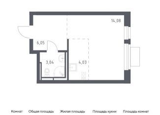 Продаю квартиру студию, 27.2 м2, Московская область, жилой комплекс Новое Видное, 13.1