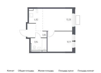 Продается однокомнатная квартира, 36 м2, Московская область, жилой комплекс Новое Видное, 13.2