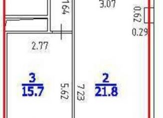 Продам 1-комнатную квартиру, 50.7 м2, Краснодар, Ярославская улица, 113, микрорайон 9 километр