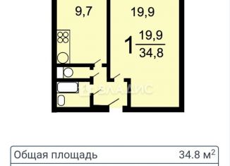 Продается однокомнатная квартира, 34.8 м2, Москва, Путевой проезд, 42, станция Бескудниково