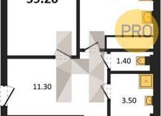 Продаю двухкомнатную квартиру, 59.2 м2, Воронеж, Левобережный район, Цимлянская улица, 10Г