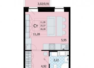 Продажа двухкомнатной квартиры, 68 м2, Калининградская область, Римская улица, 5к4