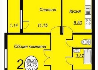 Сдаю двухкомнатную квартиру, 50 м2, Москва, 1-я Тверская-Ямская улица, 13с1, метро Белорусская