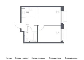 Продается однокомнатная квартира, 42.5 м2, Москва, жилой комплекс Квартал Герцена, к2, метро Зябликово
