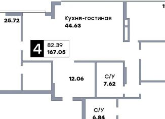 Продажа 4-ком. квартиры, 167.1 м2, Самара, метро Алабинская
