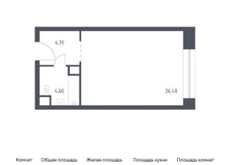 Продам квартиру студию, 35.7 м2, Москва, Стремянный переулок, 2