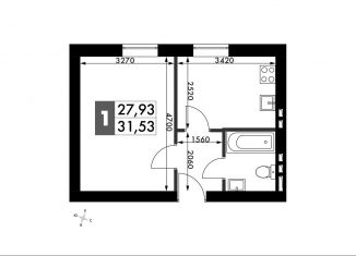 Продажа 1-комнатной квартиры, 31.5 м2, Апрелевка