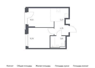 1-комнатная квартира на продажу, 34.2 м2, Москва, ЮАО, жилой комплекс Квартал Герцена, к2