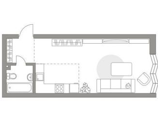 Квартира на продажу студия, 37.1 м2, Москва, Южнопортовый район