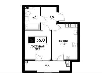 Продажа 1-ком. квартиры, 36 м2, Ставрополь, Промышленный район