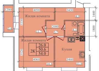 Продается двухкомнатная квартира, 54 м2, Ивановская область