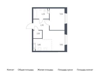 Однокомнатная квартира на продажу, 36.4 м2, Москва, проспект Куприна, 30к1