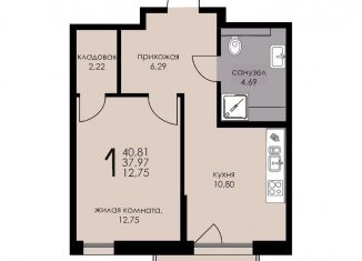 Продам 2-комнатную квартиру, 65.5 м2, городской посёлок Рощино