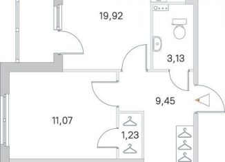 Продажа двухкомнатной квартиры, 67.2 м2, посёлок Стрельна, ЖК Любоград