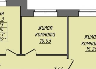 Продается двухкомнатная квартира, 52.5 м2, Муром, 2-я Новослободская улица, 4А