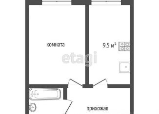 Однокомнатная квартира на продажу, 40 м2, Севастополь, улица Челнокова, 17к1, ЖК Олимпия