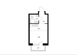 Продам квартиру студию, 23 м2, Москва, Берёзовая аллея, 17к2, метро Ботанический сад