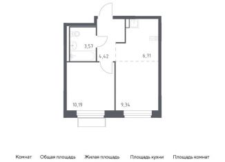 Продается 1-ком. квартира, 34.2 м2, Москва, жилой комплекс Квартал Марьино, к1
