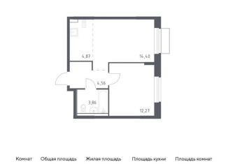 Продажа 1-комнатной квартиры, 40 м2, поселение Филимонковское, жилой комплекс Квартал Марьино, к1
