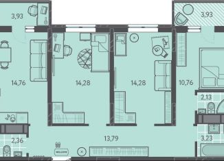 Продаю 3-комнатную квартиру, 78 м2, Краснодарский край