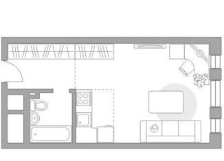 Продам квартиру студию, 30.2 м2, Москва, Шарикоподшипниковская улица, 11с4, метро Дубровка